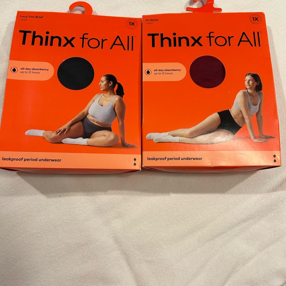 Think for All. Dark gray panties for that time of the month.